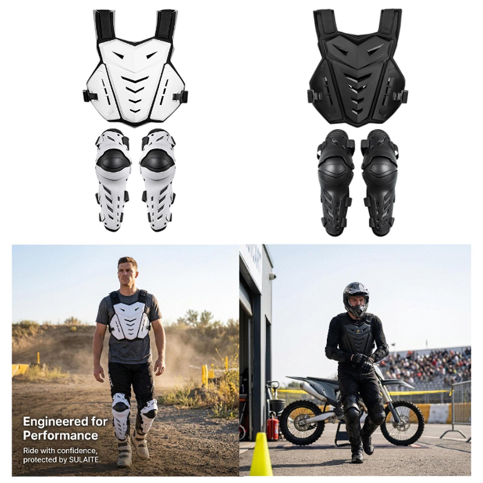 Motorcycle Gear For Woman - Protezione Ergonomica per Petto e Ginocchia,