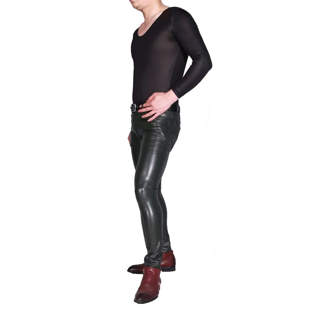 Pantaloni da uomo in ecopelle  - Motorcycle Gear Mens recensione e prezzo