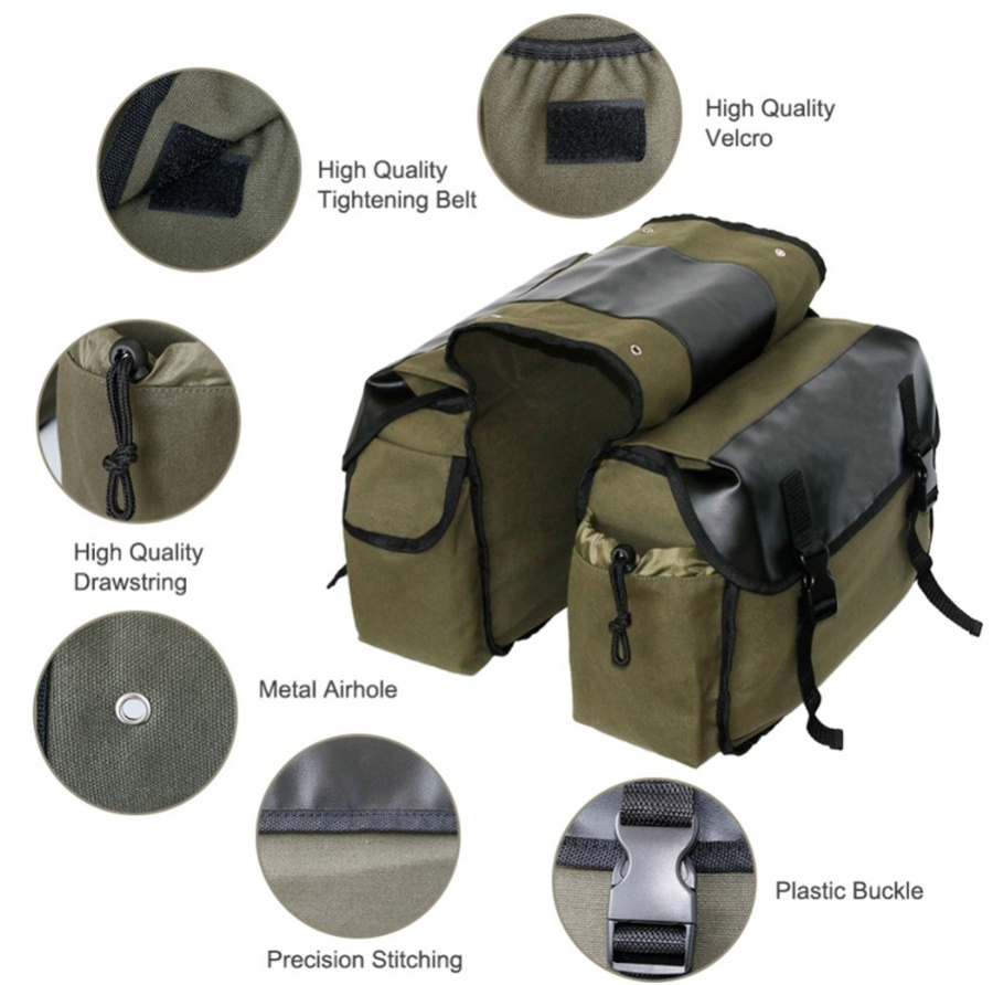 Tela In Pelle Posteriore Bisac - Motorcycle Gear Backpack recensione e prezzo