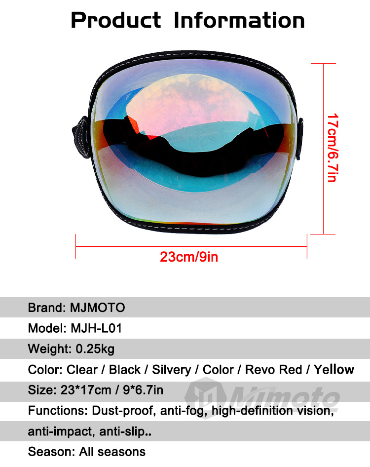 Occhiali da moto retrò Caschi  - Motorcycle Gear For Woman recensione e prezzo