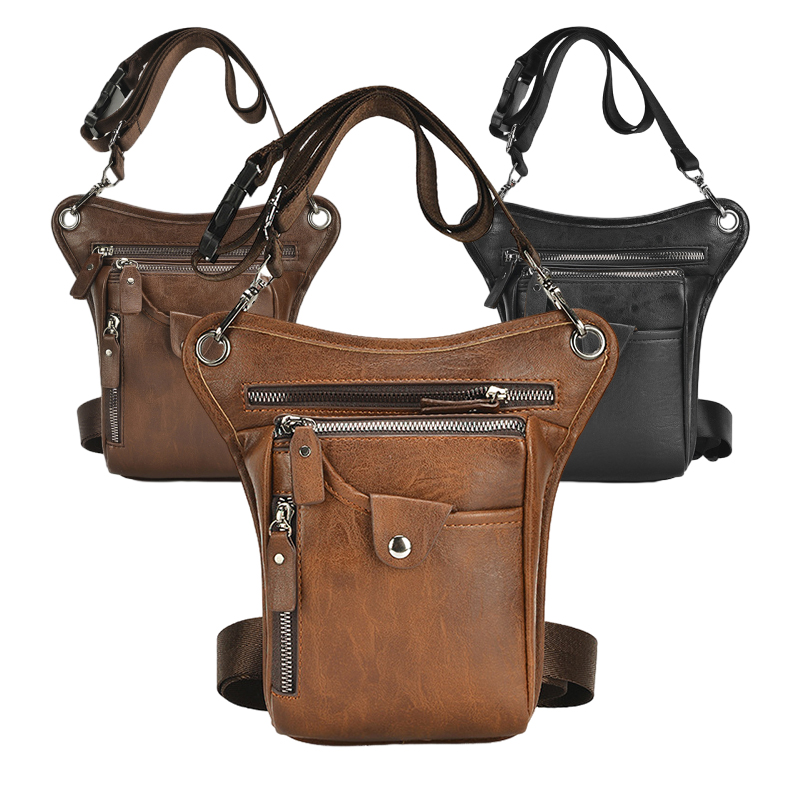 Marsupio vintage in pelle Pu B - Motorcycle Gear Backpack recensione e prezzo