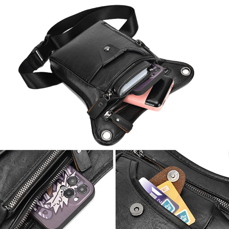 Marsupio vintage in pelle Pu B - Motorcycle Gear Backpack recensione e prezzo